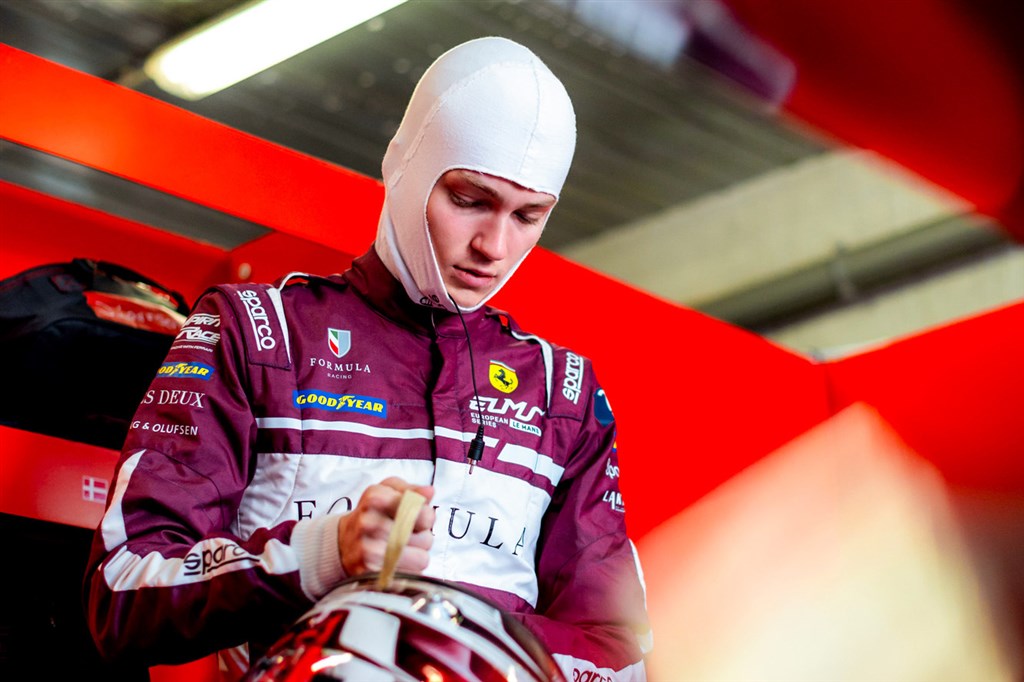 Med Formel 1-profil som teamkammerat: Conrad Laursen klar til Daytona.
(Foto: Xynamic)